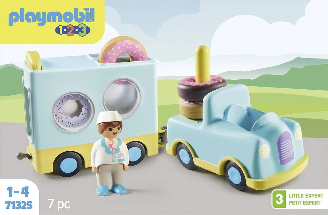 Playmobil 1.2.3: Donut Truck with stacking and classification feature