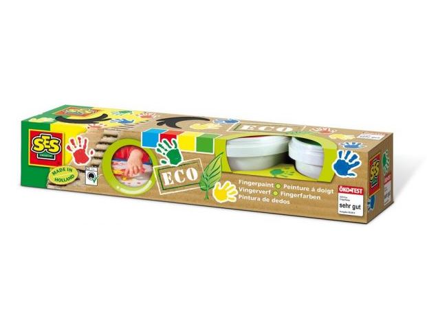 SES Creative Eco Fingerpaint Paint Pots